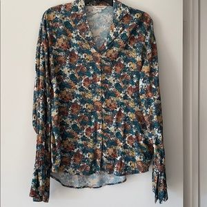 Floral printed blouse